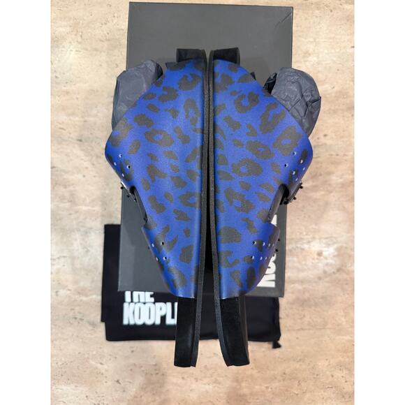 NEW IN BOX The Kooples Men’s Leopard-Print Leather Sandals 44 main image 5